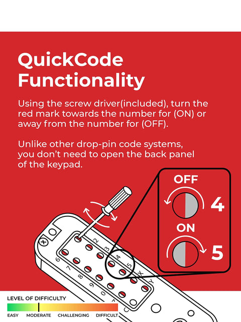 Mechanical Keyless Combination Latch Door Lock With Flat Spindle Double Sided Keypads For Gates Fences And Windows No Battery Or Power Needed Bump Key Proof Oil Rubbed Bronze Finish Not A Deadbolt quick code functionality diagram