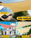 Tough As Nails 304 Stainless Shade Sail Hardware Kit 6 Inch Matte Black For Triangle And Rectangle Installations display