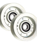 Heavy Duty Idler Rebuild Kit Combo Built To Handle The Grind For John Deere D140 D150 D160 LA145 LA155 LA165 X140 X165 Models With 48 Inch Cutting Deck, two sealed idler pulleys.