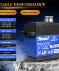 7Kg Beefed Up High Torque Digital Micro RC Servo For Crawlers 8.4V HV Waterproof on rocky surface