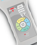 Close-up of the control panel of a Heavy Duty Digital Force Gauge Built Tough For Tension And Compression Work.
