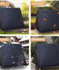 Waterproof Windproof 72 Inch A Frame Swing Cover protecting against UV, dust, snow, and rain on patio swing sets and stands.