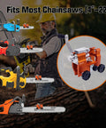 Manual Chainsaw Sharpener Set With Durable Clamp Portable Hand Crank Chain Grinder For All Standard Chainsaws Easy 30 Degree Sharpening Quick Accurate Fits 4 To 22 Inch Saws A Real Workhorse For Pros And DIYers