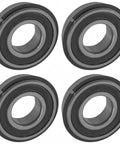 Top Shelf 4 Pack Front Wheel Bearings Sealed Tight With Snap Tabs Replaces Oem Am102888 for lawn equipment, four 25mm bearings.