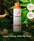 DEET-Free Insect Repellent With Picaridin, 12-Hour Mosquito and Tick Protection can in jungle setting