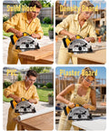 Professional Seven And One Fourth Inch Brushless Cordless Circular Saw Heavy Duty Beast With Two Premium Blades And Rip Fence Guide Compatible With DeWalt 20v Max Battery Tool Only For Diy Grinds That Hit Different Every Time in use on solid wood, density board, PVC, and plaster board.