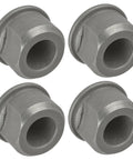 Tough As Nails Set Of Four Front Wheel Bushing Bearings For John Deere S100 S120 S130 S140 S160 S170 Lawn Tractors, gray steel bushings.