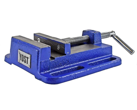 LDPV-6 6 Inch Drill Press Vise With Cast Iron Body And Texture Jaws, Portable Workhorse, 5.75 Inch Jaw Opening, Blue Finish