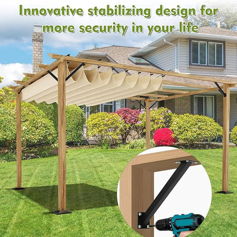 Heavy Duty 45 Degree Wood Bracket Kit For Pergolas Porches And Gazebos One Piece Carbon Steel Connector Brace That Makes Install A Breeze No Cutting Required Superior Load Bearing Support For Wood Structures