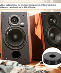Heavy Duty Rubber Isolation Mounts And Anti Vibration Pads Built Mean To Crush Appliance Rattle With Grippy Wear Base And Quick No Tools Setup For Steady Everyday Machinery on speakers.