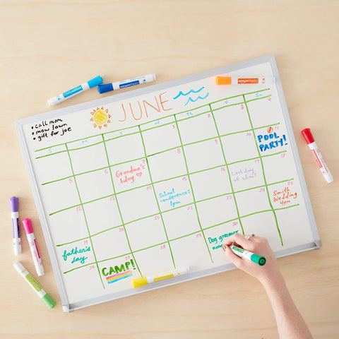 Top Shelf Dry Erase Whiteboard Markers Featuring Slick Chisel Tips And Seriously Low Odor Ink In A Vibrant 12 Pack Assortment on calendar