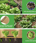 Biodegradable Garden Weed Barrier Paper Roll for Outdoor Gardens and Lawns, thickened tear resistant, mulch mat use