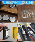 Wide application range of 10 Pcs Rectangular Shim Stock Assortment Set Pro Grade, showcasing various industrial uses.