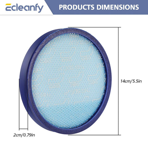 4 Pack Replacement Filters For WindTunnel Upright Vacuum Cleaners UH71250 UH72630 UH72625 with dimensions 14cm by 2cm