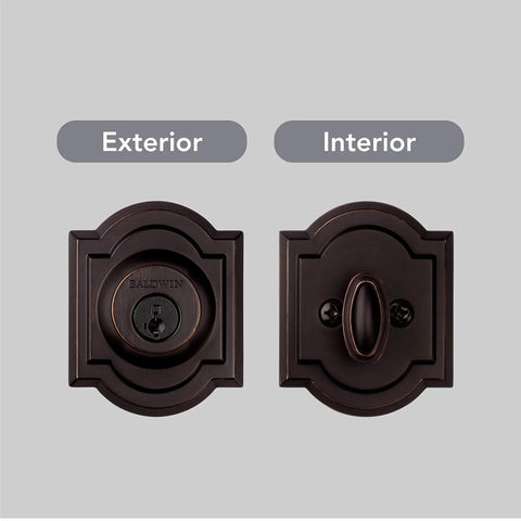 Single Cylinder Front Door Deadbolt With SmartKey Rekey Technology And Microban Protection In Venetian Bronze, Easy DIY Install