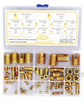 102 Piece Self Tapping Thread Insert Kit For M2 To M14 Thread Repair Pro Grade High Carbon Steel Bolt Thread Repair Tool For Damaged Threads In Plastic Copper And Soft Metals Easy To Use Heavy Duty Fix, open case
