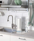Countertop Drinking Water Filter System For City Water, Lightweight Portable Unit, Model CT1000 on kitchen counter