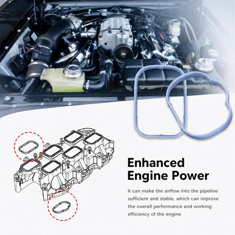 Premium Heavy Duty Upper And Lower Intake Manifold Gasket Set For Dodge Chrysler Jeep Ram 3 6L V6 Engines shown on engine bay