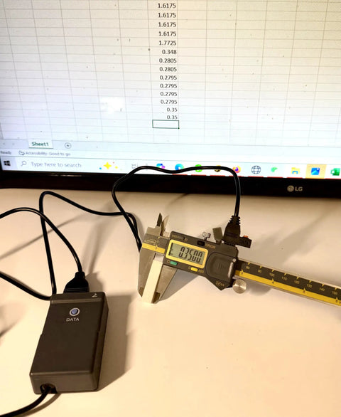 Absolute Origin 0 To 6 Inch Digital Caliper In IP54 Stainless Steel With SPC USB Output For Easy Data Transfer Inch And Metric Modes Case And User Manual Included Pro Grade Absolute Origin Retains Zero Reference For Quick Accurate Measurements