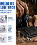 Top Shelf Assorted 304 Stainless Steel Cross Round Head Screws With Barrel Nuts Assembly Kit M3 M4 M5 M6 And M8 Sizes for secure handling and flush fit.