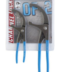 Heavy Duty Oil Filter And PVC Pliers Set With 9 Inch And 12 Inch Pliers Made In USA Forged High Carbon Steel Safe Stop Grip Permalock