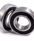 Pair C3 Precision Spindle Bearings 35008N Heavy Duty Build with durable synthetic grease, close-up of sealed ball bearings.