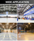 LED High Bay Light 150W 100W 80W Dimmable 0-10V 22500LM IP65 Low Bay Shop Fixture Wide Application in Various Spaces
