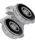 High Quality C3 Deck Blade Spindle Bearings For Farm Equipment Featuring Synthetic Grease and smooth rotation close up.