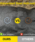 Thick 8 Gauge Circle Top Landscape Pins Stakes Galvanized 6 Inch Garden Staples Heavy Duty vs rusted alternative on fabric