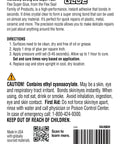 FLEX Super Glue instructions label featuring safety warnings and application directions for Crystal Clear Super Glue Instant Bond Adhesive Hella Tough 20 Gram Bottle With Precision Tip Applicator For Wood Metal Plastic And Home Fixes Fast Drying Formula That Delivers Killer Hold On Almost Anything.