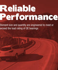 Heavy Duty 52 MST Ball Bearing Replacement Built Tough For Cars Trucks And Shop Machinery Precision Machined From Premium Steel driving on a road.