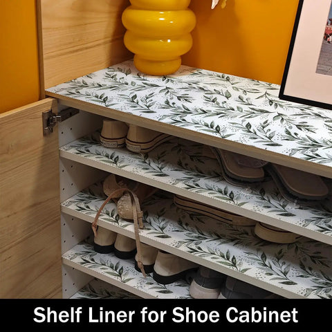 Top Shelf Non Adhesive Shelf Liners For Pantries Drawers And Closets With Nonslip Texture durable material in shoe cabinet.