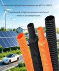 Pro Grade Braided Cable Sleeve For Ultimate Wire Management Heat Shrink Ready 300cm Flexible Polyester outdoor use image