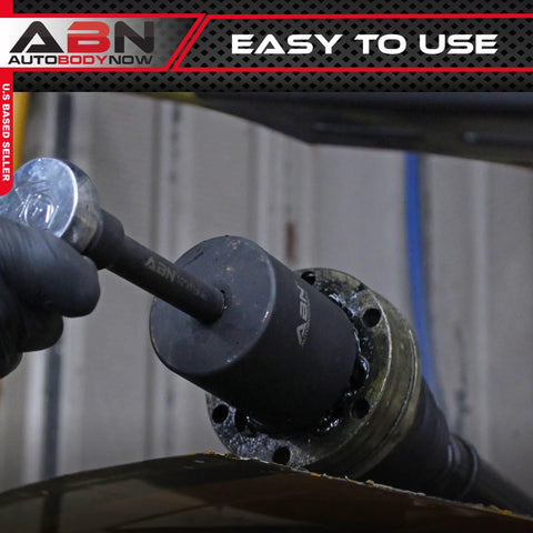 Close-up of Shop Grade Spindle Nut Socket With Half Inch Drive for effortless hub extraction on trucks and vans.