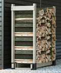 Heavy Duty Firewood Log Storage Brackets Set With Adjustable Length For Indoor And Outdoor Fireplace Wood Holder Rust Proof