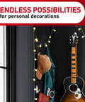 Clear Medium Wall Hooks Set With 7 Hooks And 12 Adhesive Strips For Damage Free Hanging Up To Two Pounds Easy No Holes