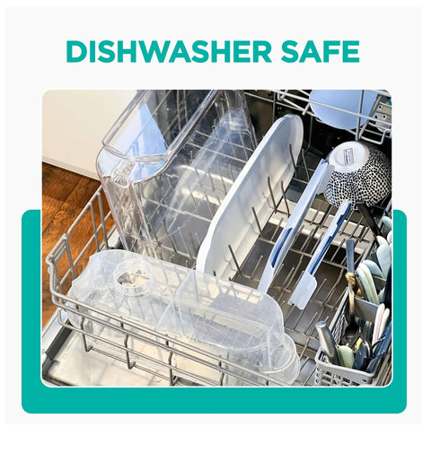 Lead Reducing Water Filter Dispenser With WQA Certified Filter And 30 Cup Capacity, Dishwasher Safe in dishwasher rack