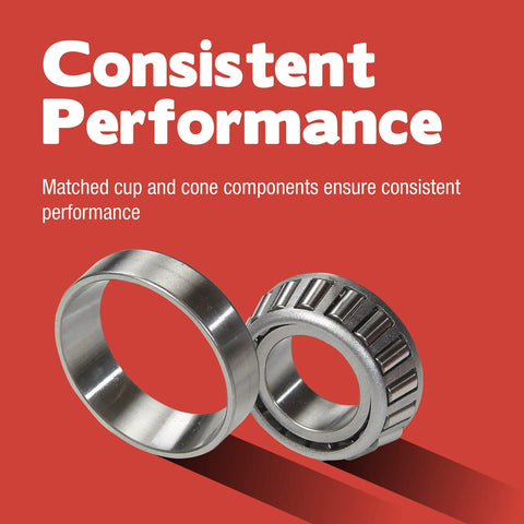 Heavy Duty Taper Bearing Set Rock Solid Matched Cup And Cone Premium Grade Steel Axle Kit Built Tough With Crowned Raceways for smooth rotation