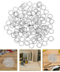 Stainless Steel M8 Spring Lock Washers Set 100 Pieces Split Locking Washers For Screws And Bolts Pro Grade DIY Gear For Industrial And Home Use With Heavy Duty Security And Vibration Resistance, stainless steel split washers