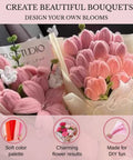 Ultimate Pipe Cleaner Flower Kit With 700 Piece DIY Bouquet Craft Set With Chenille Stems, Tools, Tutorials, And Supplies