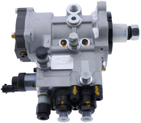 Top Shelf Fuel Injection Pump Replacement for Cat C4.4 and C7.1 Diesel Engines, close-up view showcasing fittings and design.