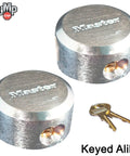 Hidden Shackle Pro Series Padlocks Two Pack Keyed Alike With Four Keys Diecast Zinc Body BumpStop Technology Weather Resistant