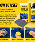 Instructional image showing how to use Knock Out Those Stupid Dings With This Legit Quick Fix Car Scratch Remover Paste.