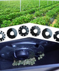 Earth-Way 1001-B Compatible Seed Plate Replacement For Precision Seeding Multi Crop Plate With Sweet Corn Radish Carrot Peas Beans