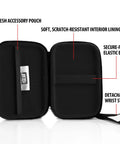Open Hard Shell Thermal Camera Case With Waterproof Exterior And Soft Lined Interior For Scratch Protection Fits FLIR C5 C3 X Seek