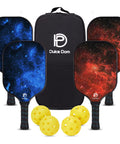 Lightweight USAPA Approved Pickleball Paddles Set With Four Paddles Two Indoor And Two Outdoor High Performance Balls And Bag Included