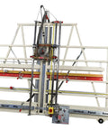 Heavy Duty Vertical Panel Saw And Router Table Combo With 3 Horsepower Worm Drive Motor Precision Midway Fence, front view.