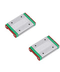 Precision Miniature Rail Guide Kit 450mm With Two Rails And Two MGW12H Sliders For Smooth Linear Motion Low Noise High Precision Steel GCR15 Or 45 Steel Factory Direct Quality, two sliders