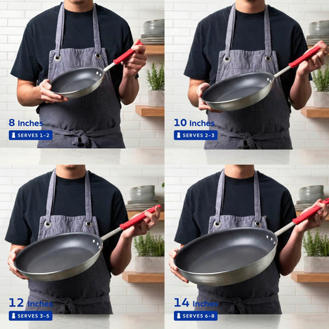 Heavy Duty 12 Inch Nonstick Frying Pan With Slick Release Coating Built Like A Tank For Family Portions And Fast Weeknight Grub No Sweat Cooking Or Cleanup
