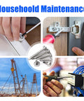 No Nonsense Heavy Duty 450 Piece Stainless Steel Self Drilling Screws Assortment Kit For Sheet Metal And Light Gauge Steel Truss Head Roofing Fasteners In Silver with various applications shown.